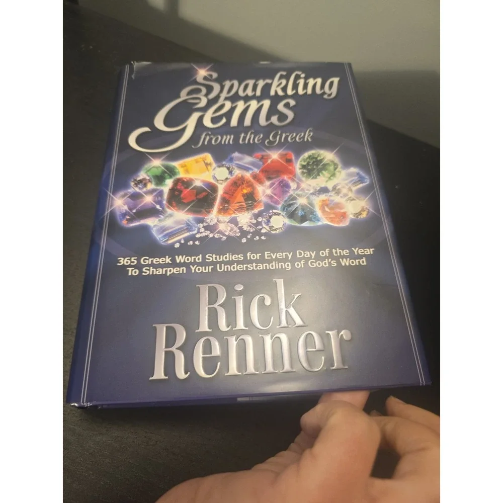 Vtg 2003 Sparkling Gems From The Greek Hardcover Dust Jacket Book Rick Renner